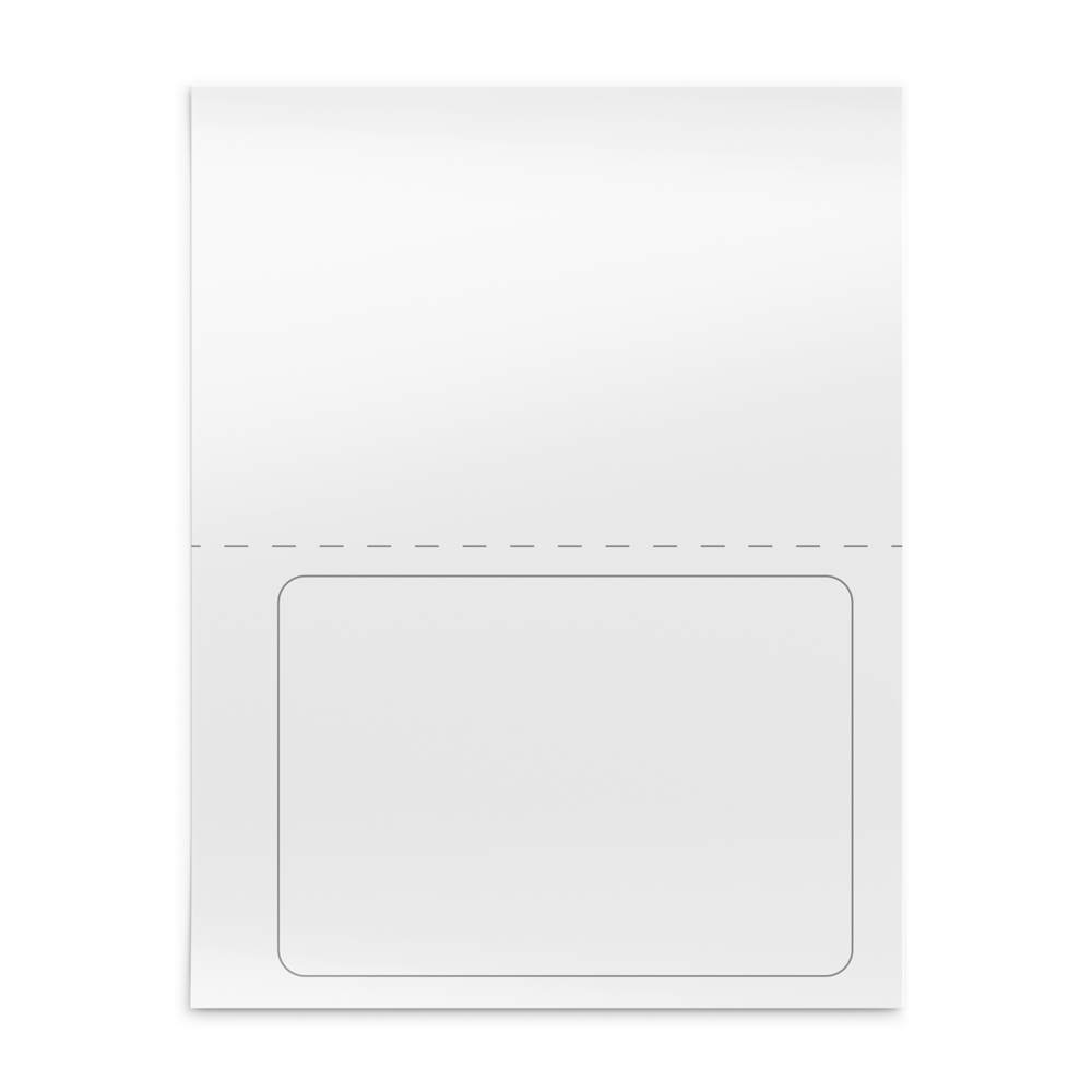 6.8125" x 4.75" Integrated Shipping Labels