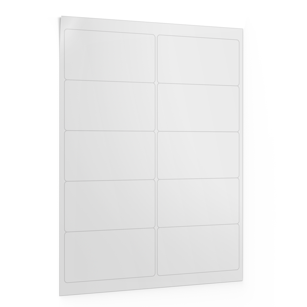 4" x 2" Sheet Labels