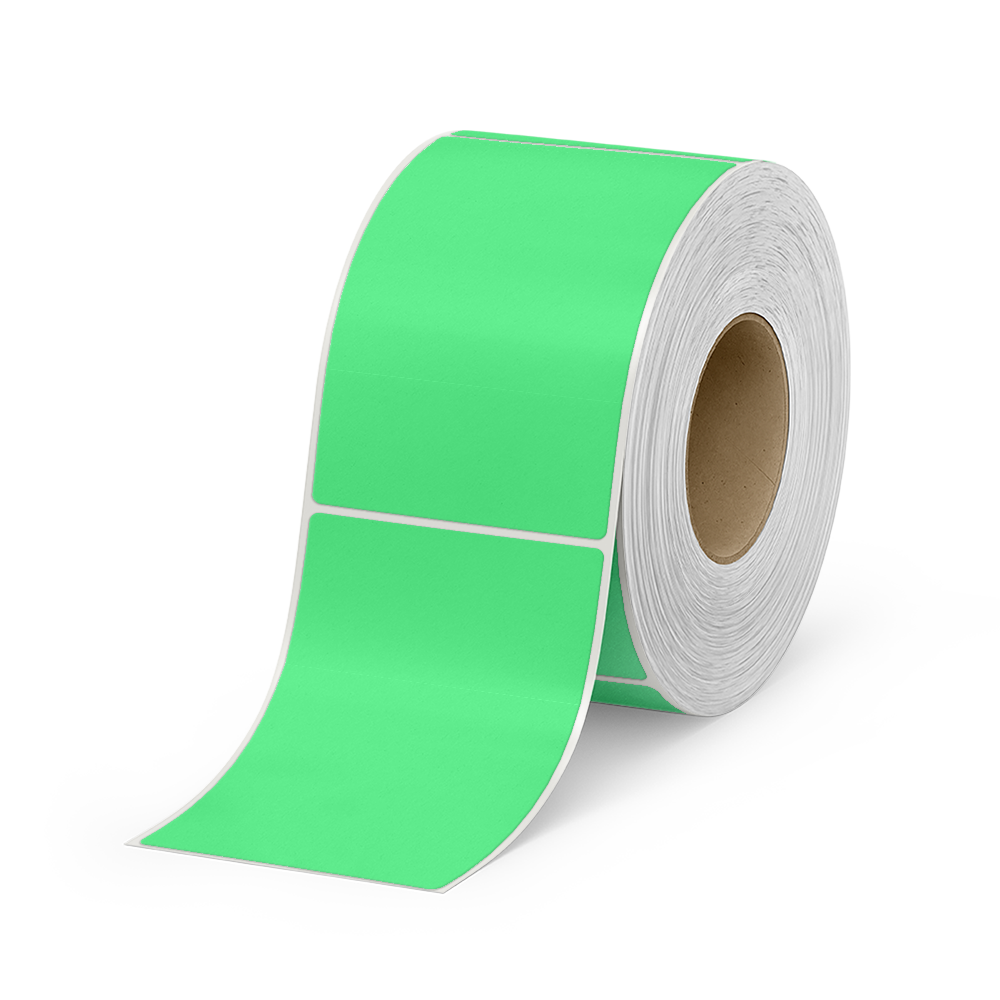 4" x 6" Flood Coated Thermal Transfer Labels - 3" Core