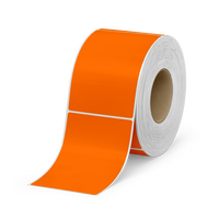 4" x 6" Flood Coated Thermal Transfer Labels - 3" Core