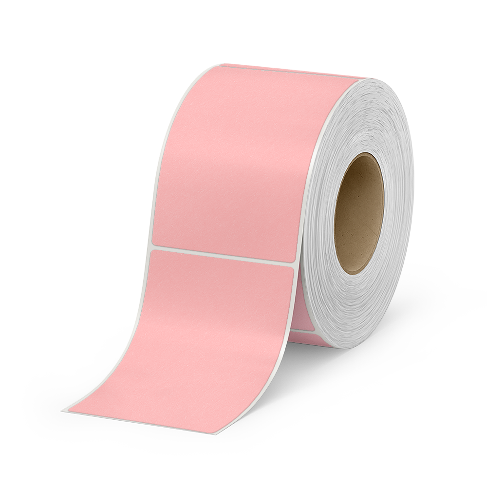4" x 6" Flood Coated Thermal Transfer Labels - 3" Core