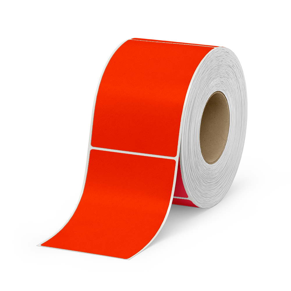 4" x 6" Flood Coated Thermal Transfer Labels - 3" Core
