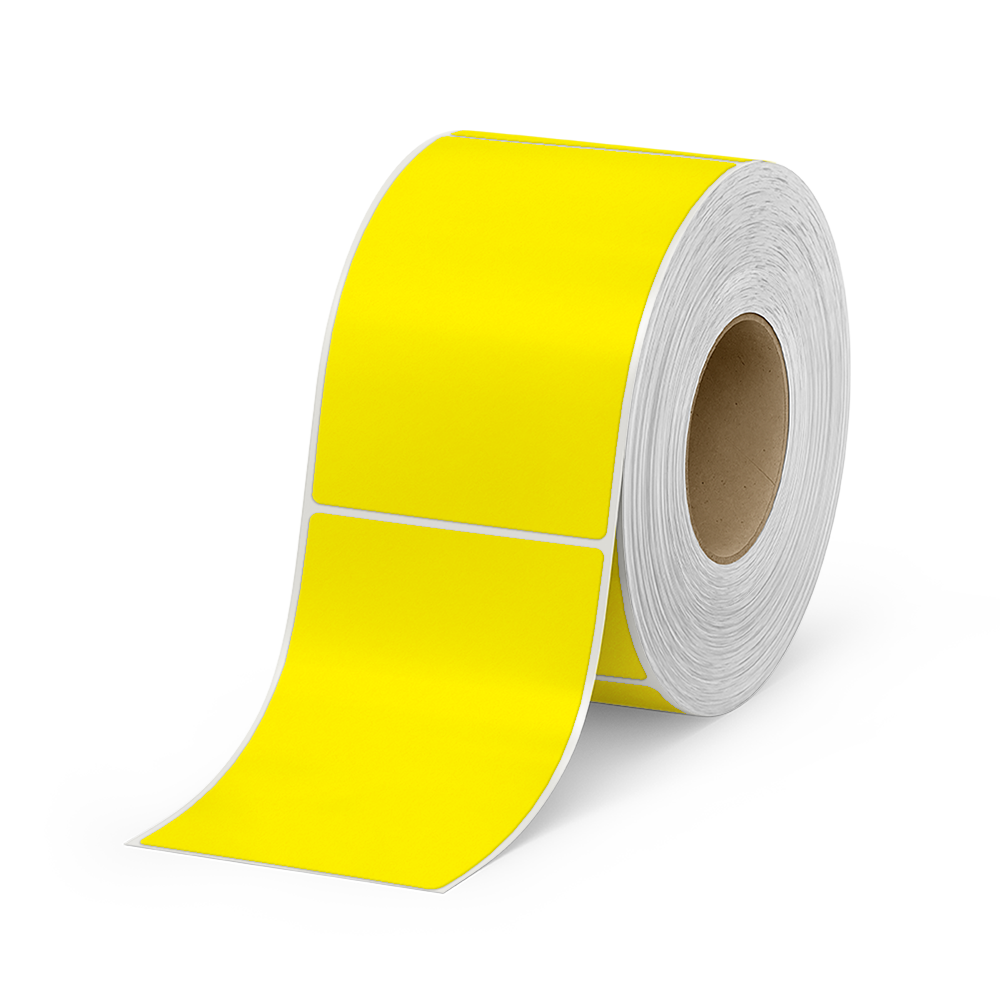 4" x 6" Flood Coated Thermal Transfer Labels - 3" Core